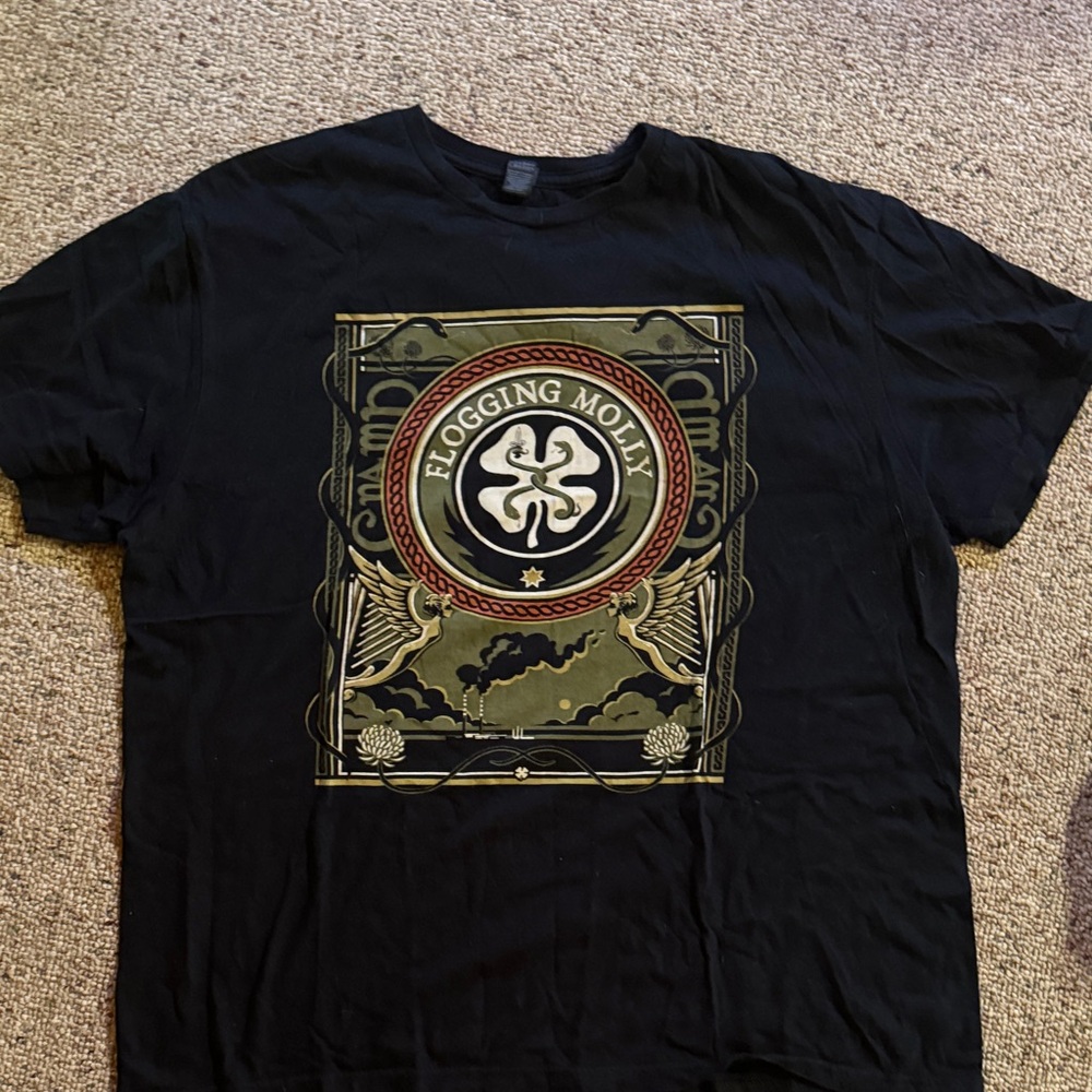 Flogging Molly concert Tshirt